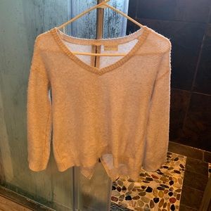 Zip back belle Elle sweater